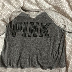 Pink long sleeve pullover